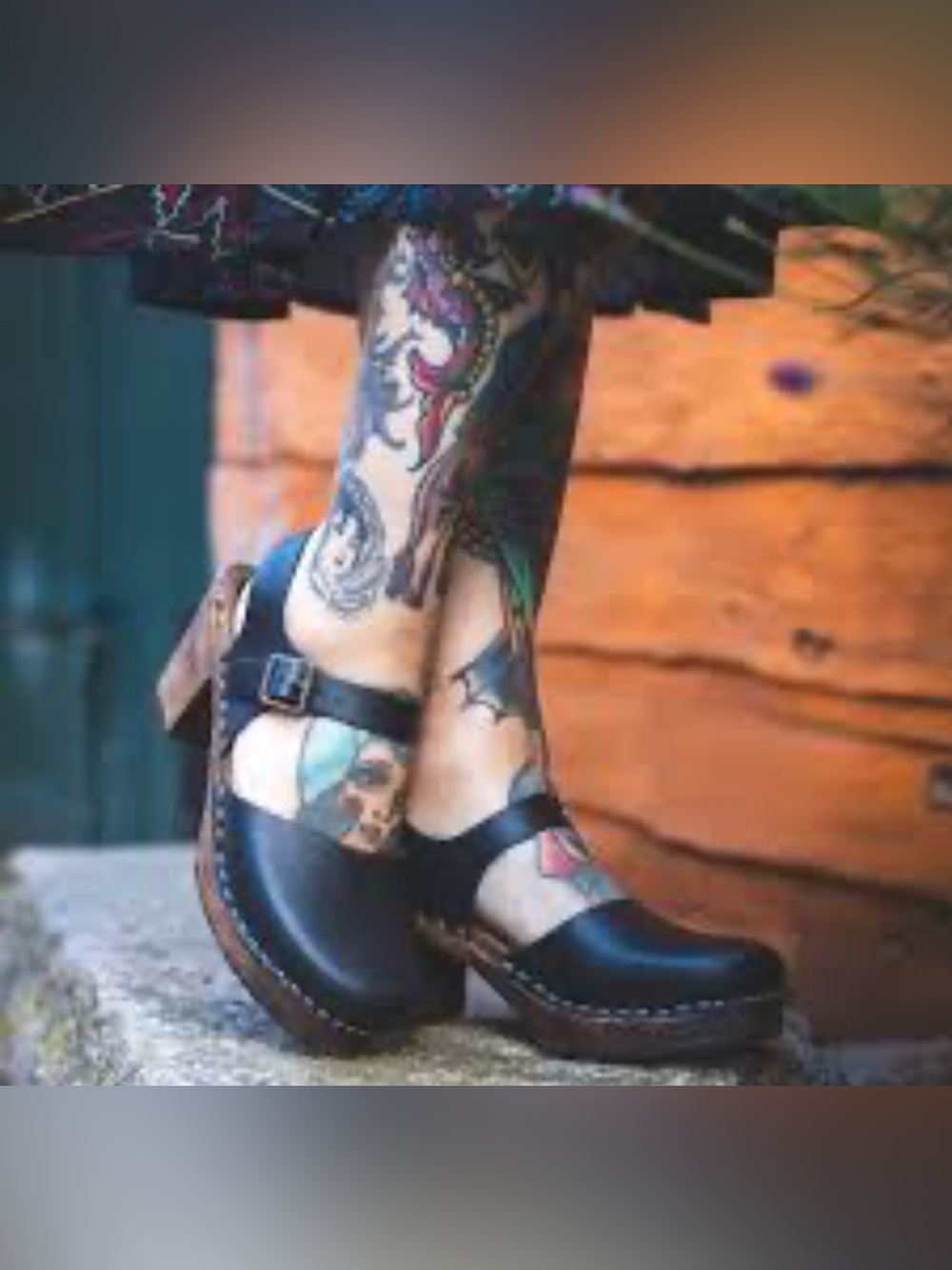 Black Lotta From Stockholm heeled clogs